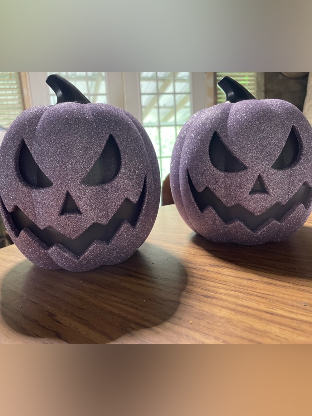 Sparkly Halloween pumpkins
